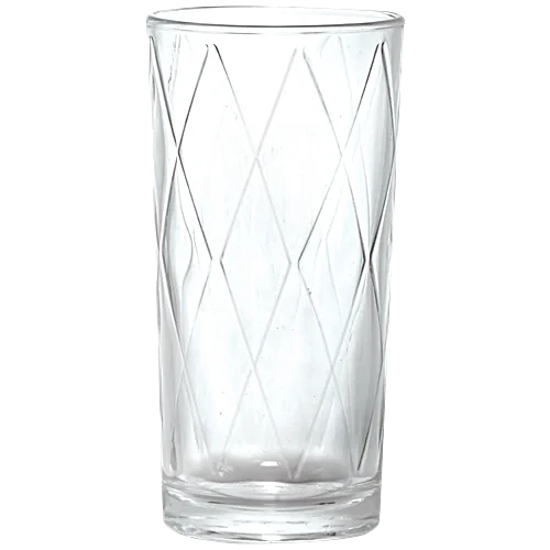 Roxx Set of 6 Transparent Glass Diabolic Tumbler 250ml