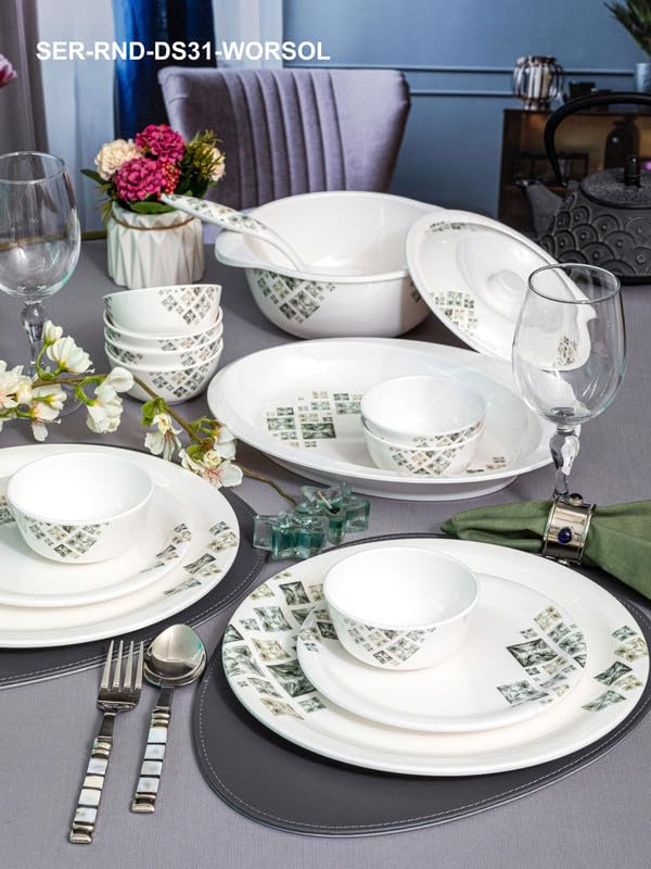 Servewell Dinner Set 31 pc Rnd - World of Solitaire