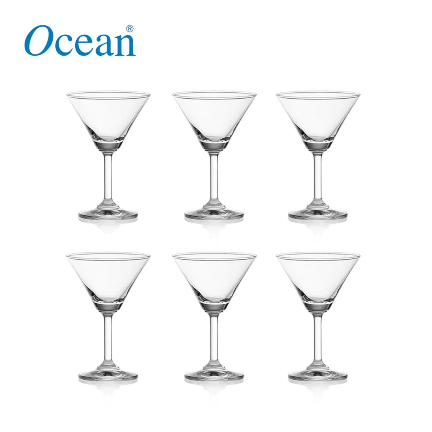 Ocean Cocktail Glass/Martini Glass, 140 ml, Set of 6 pieces