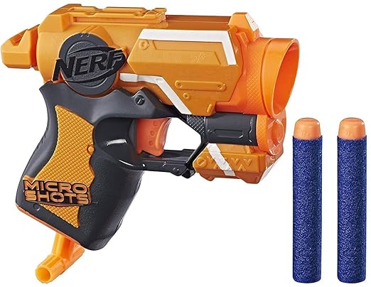 Nerf MicroShots N-Strike Elite Firestrike, For Kids Ages 8 years old and Up (Multicolour)