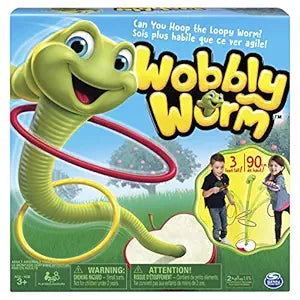 Wobbly Worm Fun Colourful Game for Kids, Toys for Girls, 5 Years & Above, Indoor & Outdoor Toys