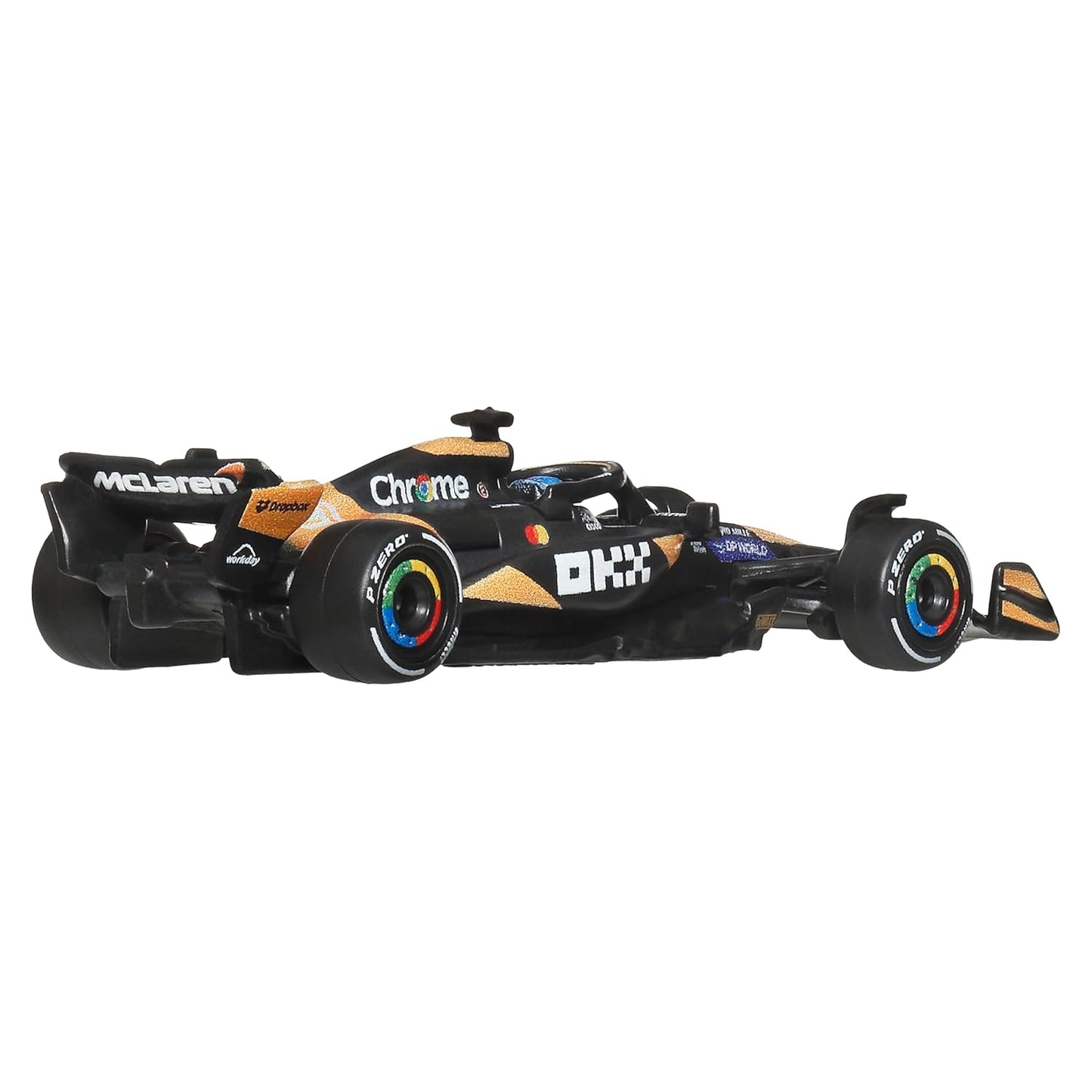 Hot Wheels 1:64 Scale Premium Race Team MCLAREN Formula 1 Die-Cast Formula 1® Collectible Toy Race Car with Real Riders Tires & Metal/Metal Body & Chassis