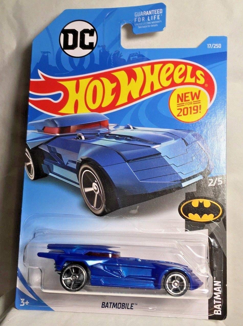 Hot Wheels 2019 DC Batman 2/5 - Batmobile (Blue)