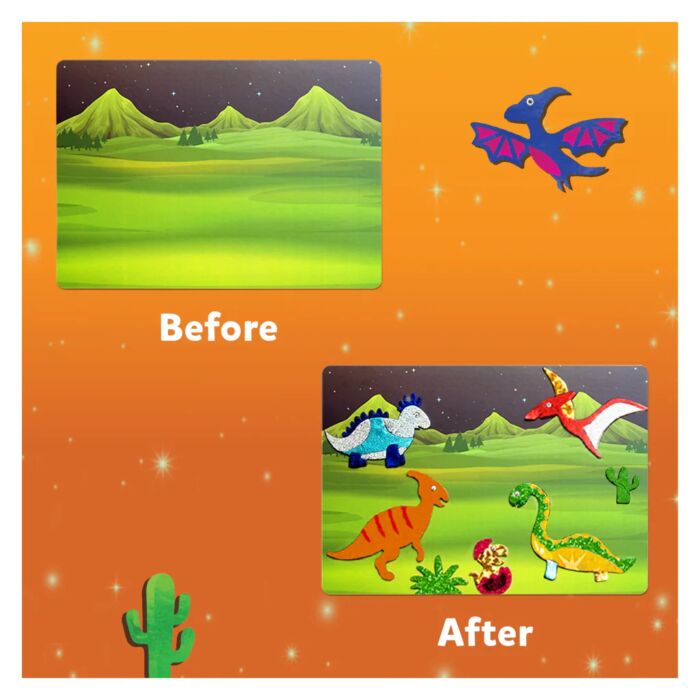 Skillmatics Foil Fun World Of Dinosaurs Age 4-9