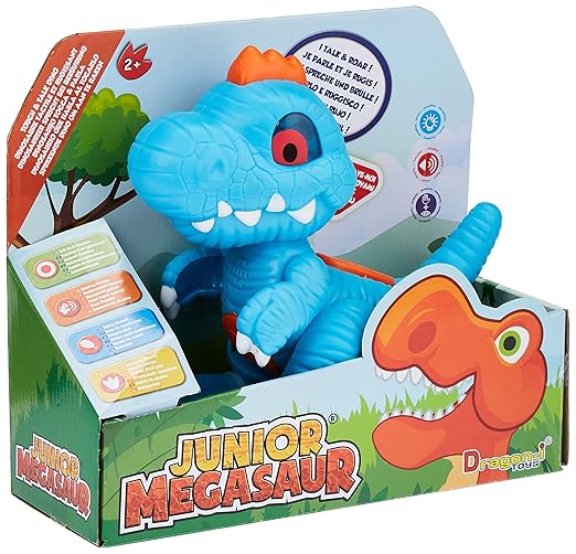 Fun Brinquedos Dragon-I Toys Junior Megasaur Touch&Talk Dino,T-Rex