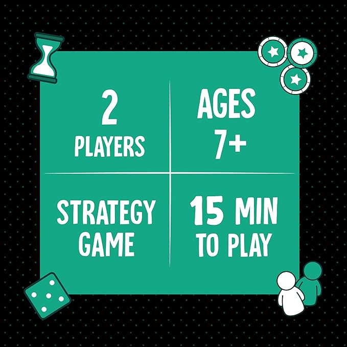 Funskool Othello Classic, Strategy Game, Board Game for Kids, Adults, Families, Educational, Fun, 2 Players, Family Fun, Learning Activity Toy for Childrens, Gift Set for Kid, Ages 7+ Years
