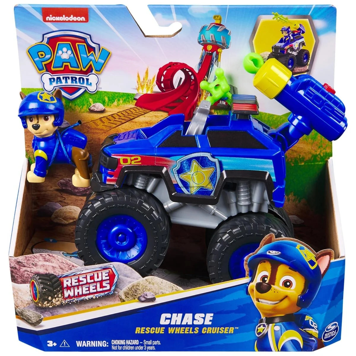 WinMagic Paw Patrol Rescue Wheels Chase’s Cruiser Vehicle Toy | Amazing Eco-Friendly Action Toy for Kids 3+ Years with Smooth Wheels