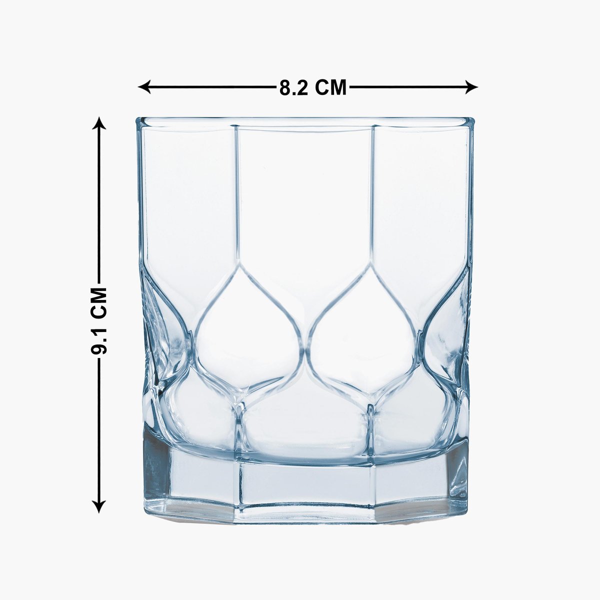 Luminarc Octime Diamond O/F Glass Tumbler - 300 ml (Set of 6)