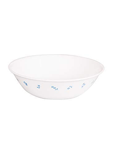 CORELLE Secret Garden Glass 1Ltr Serving Bowl Pack of 3, Multicolor
