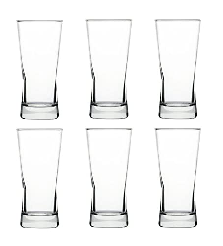 Ocean Metropolitan 330ml | Set of 6 | | Soda Lime Glass | Clear & Transparent | Used to Serve Water, Soft Drink, and Other Iced Beverages | Home Party, Offices, Hotel & Restaurant