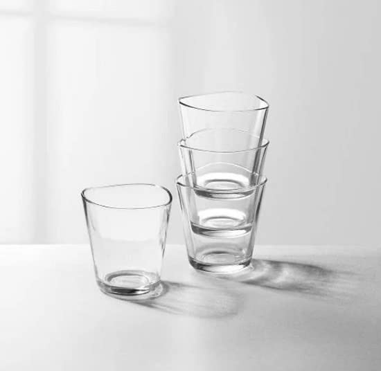 Ocean Centique Double Rock 345ml | Set of 6 | Soda Lime Glass | Clear & Transparent | Used to Serve Whiskey, Water, Soft Drink, and Other Iced Beverages | Home Party, Offices, Hotel & Restaurant