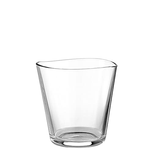 Ocean Centique Double Rock 345ml | Set of 6 | Soda Lime Glass | Clear & Transparent | Used to Serve Whiskey, Water, Soft Drink, and Other Iced Beverages | Home Party, Offices, Hotel & Restaurant