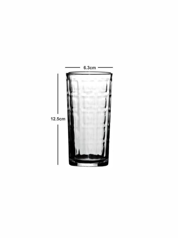 Roxx  Cubik Tumbler HB 250 Ml Set Of 6.