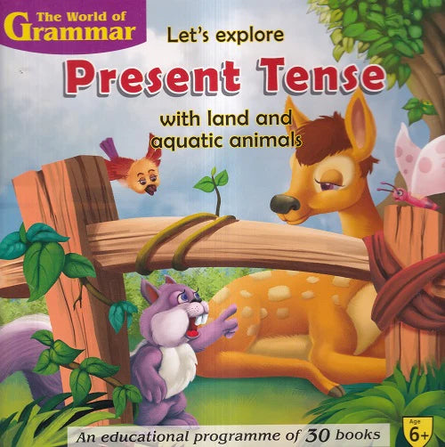 Lets Explore Present Tense With Land & Aquatic Animals