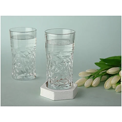 Sanjeev Kapoor Morocco Water Glass Set With Gift Box, 290 ml (Set of 6)
