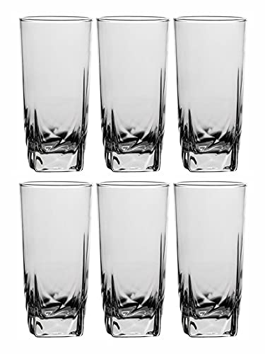 Luminarc Ascot Highball Glass Water and Juice Glasses Set of 6 Pieces 330ml