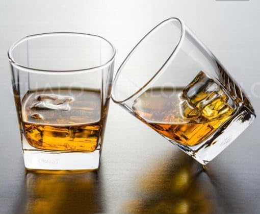 Ocean Plaza Rock 295ml Tumbler Set of 6 – Stylish Glassware for Whiskey, Cocktails, and Everyday Drinks | Dishwasher Safe | Clear & Transparent | ome Party, Offices, Hotel & Restaurant