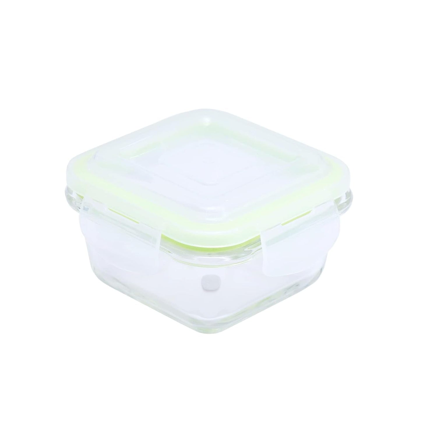 Jaypee Plus Klaro Square 180ML Glass Storange Container Transparen