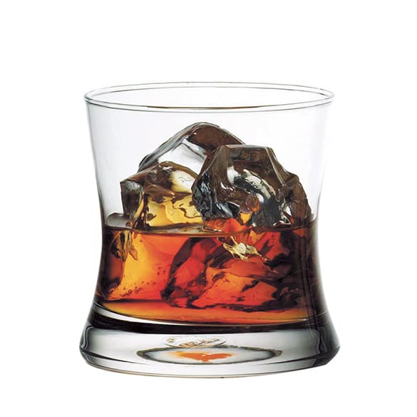 Ocean Tango Double Rock 350ml | Set of 6 | Soda Lime Glass | Clear & Transparent | Used to Serve Whiskey, Water, Soft Drink, and Other Iced Beverages | Home Party, Offices, Hotel & Restaurant