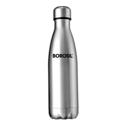 Borosil - Stainless Steel Hydra Bolt - Vacuum Insulated Flask Water Bottle, 750ML
