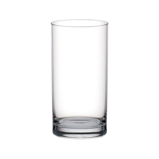 Ocean Fin Line Hi Ball 280ml | Set of 6 | Soda Lime Glass | Clear & Transparent | Used to Serve Water, Juice, Soft Drink, and Other Iced Beverages | Home Party, Offices, Hotel & Restaurant