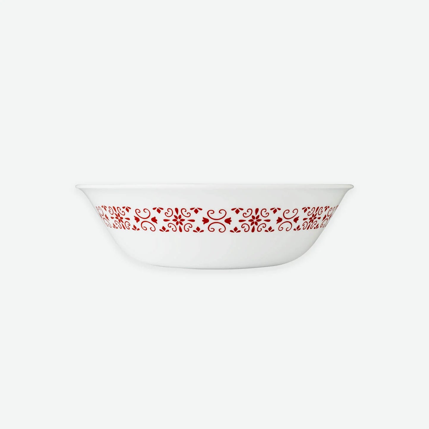 Corelle Livingware Round Red Trellis 1 Pcs Serving Bowl
