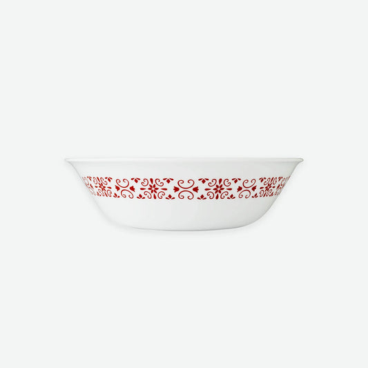 Corelle Livingware Round Red Trellis 1 Pcs Serving Bowl