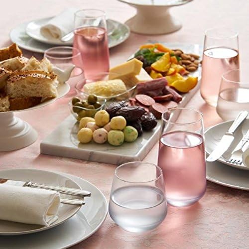 LAV Highball Glasses Set of 6 | All-Purpose Long Drink Glasses | Ideal for Water, Juice, and More | Perfect for Home, Parties, and Entertaining | 480 cc | 16.25 oz