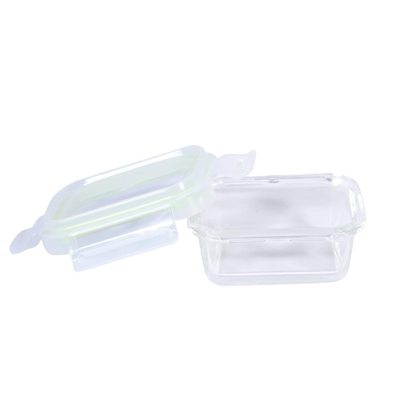 Jaypee Plus Klaro Rectangle 150ML Glass Storange Container Transparent