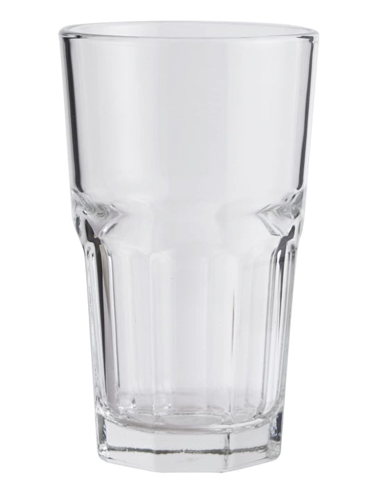 Ocean Centra Hi Ball Soda Lime Glass Set (300 ml, 6 pcs) | Stylish & Durable Glassware to Serve Water, Juice, Soft Drink & Iced Beverages | Used for Home Party, Offices & Restaurants | Dishwashar Safe