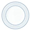 Cello Opalware Ariana Infinity Blue Dinner Set, 27 Units, White