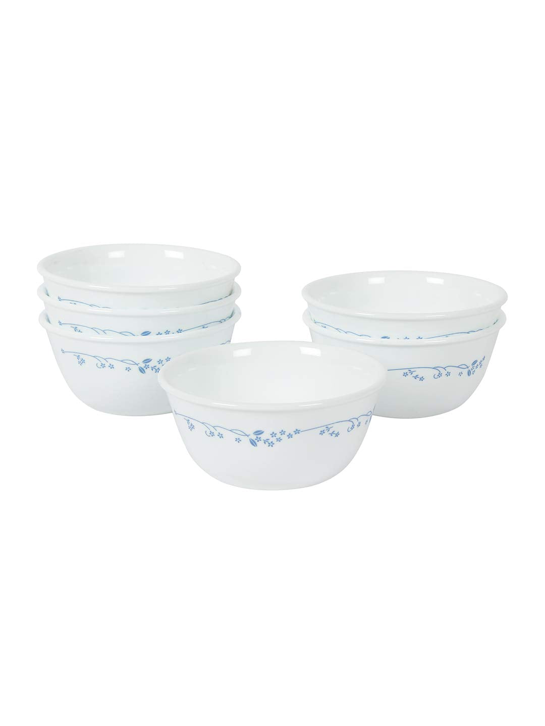 CORELLE Glass Provincial Blue Livingware Katori Set, 177ml