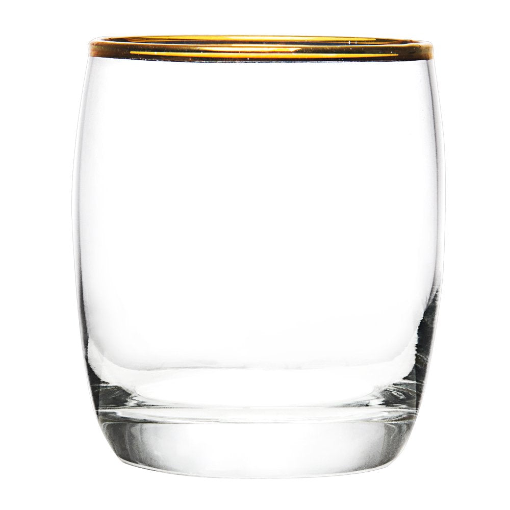 Ocean Ivory Rock Enchanting Gold Glass Set, Set of 6 320ml