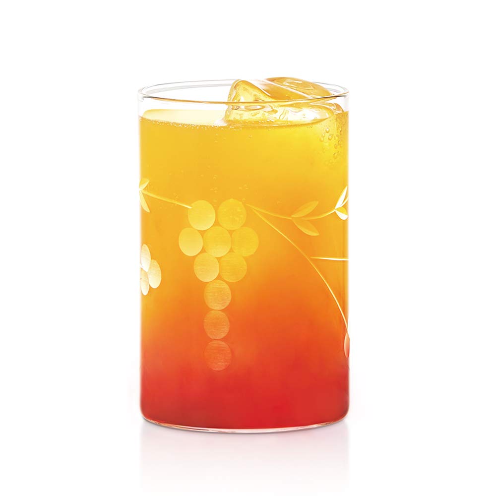 Borosil 295ml 6pc Vision Berry Cut Design Medium Drinking Glass Set | Made in India Borosilicate Glass Tumblers for Water, Cold Drinks, Juice| Microwave & Dishwasher Safe for Dailyuse & Giftin