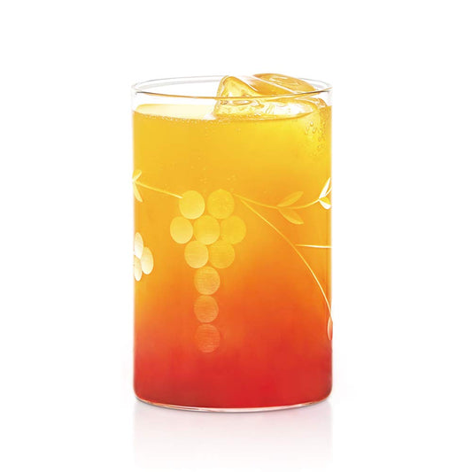 Borosil 295ml 6pc Vision Berry Cut Design Medium Drinking Glass Set | Made in India Borosilicate Glass Tumblers for Water, Cold Drinks, Juice| Microwave & Dishwasher Safe for Dailyuse & Giftin