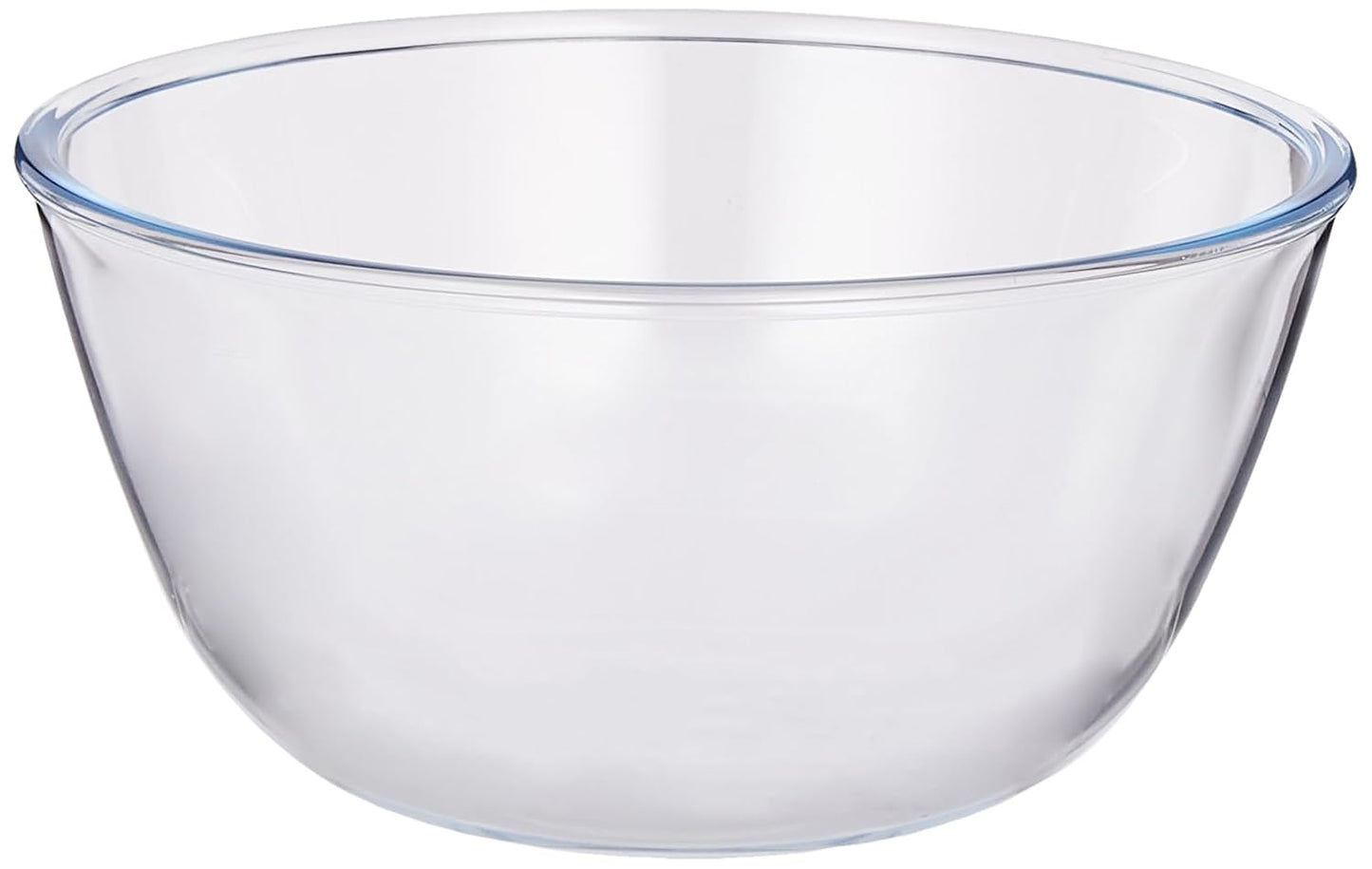 Borosil Glass Mixing & Serving Bowl, Oven & Microwave Safe Bowl, 1.7 L, Borosilicate Glass, Clear