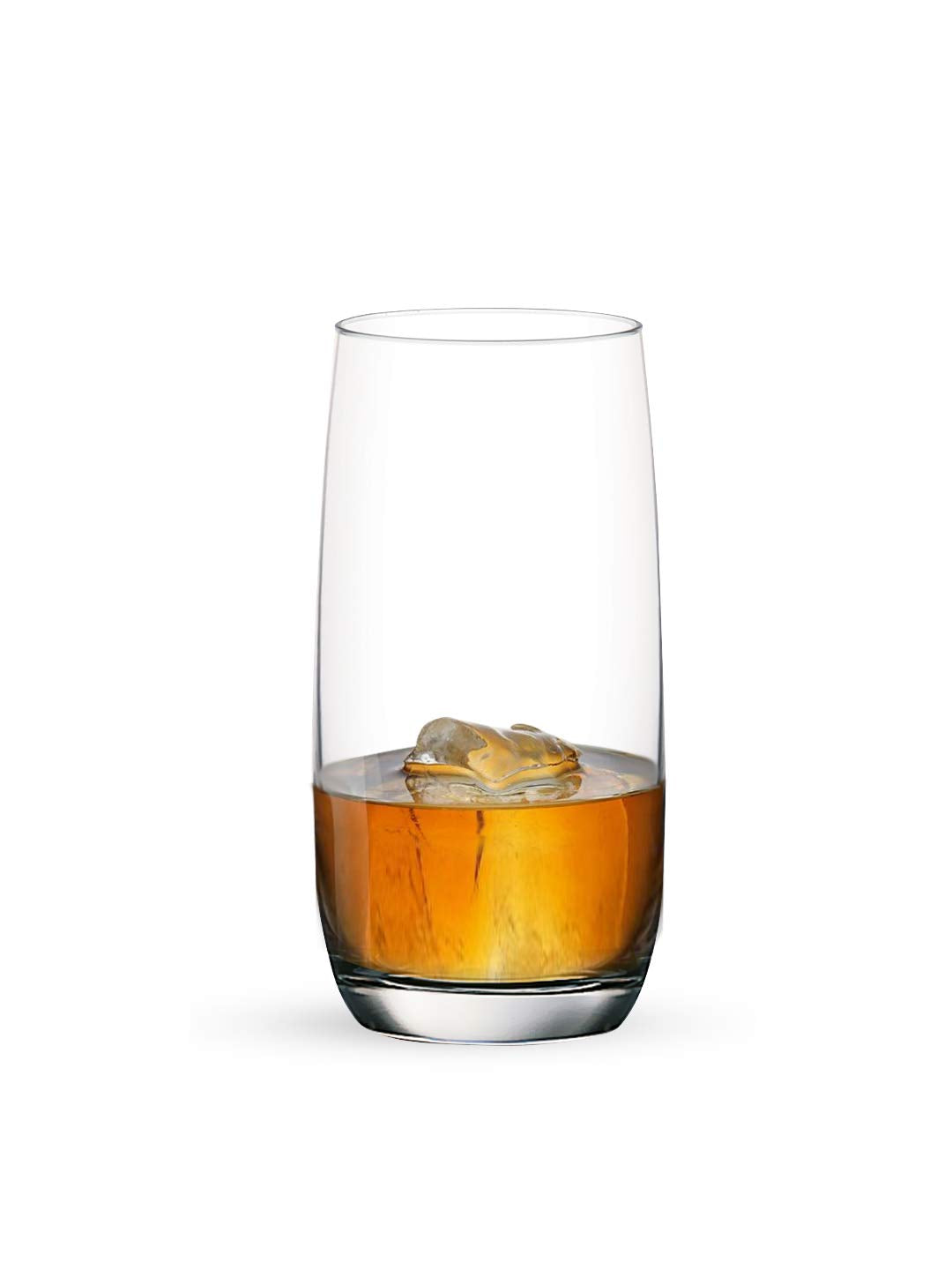 Ocean Ivory Hi Ball whiskey Glass Set, 370ml, Set of 6, Transparent