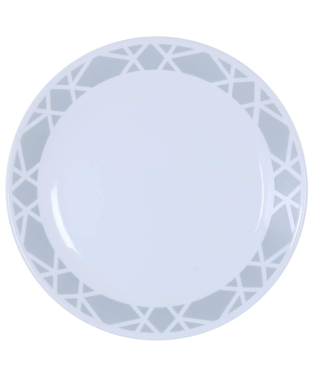 Corelle Modena Glass Dinner Plate Pack of 6, 26CM, Multicolor