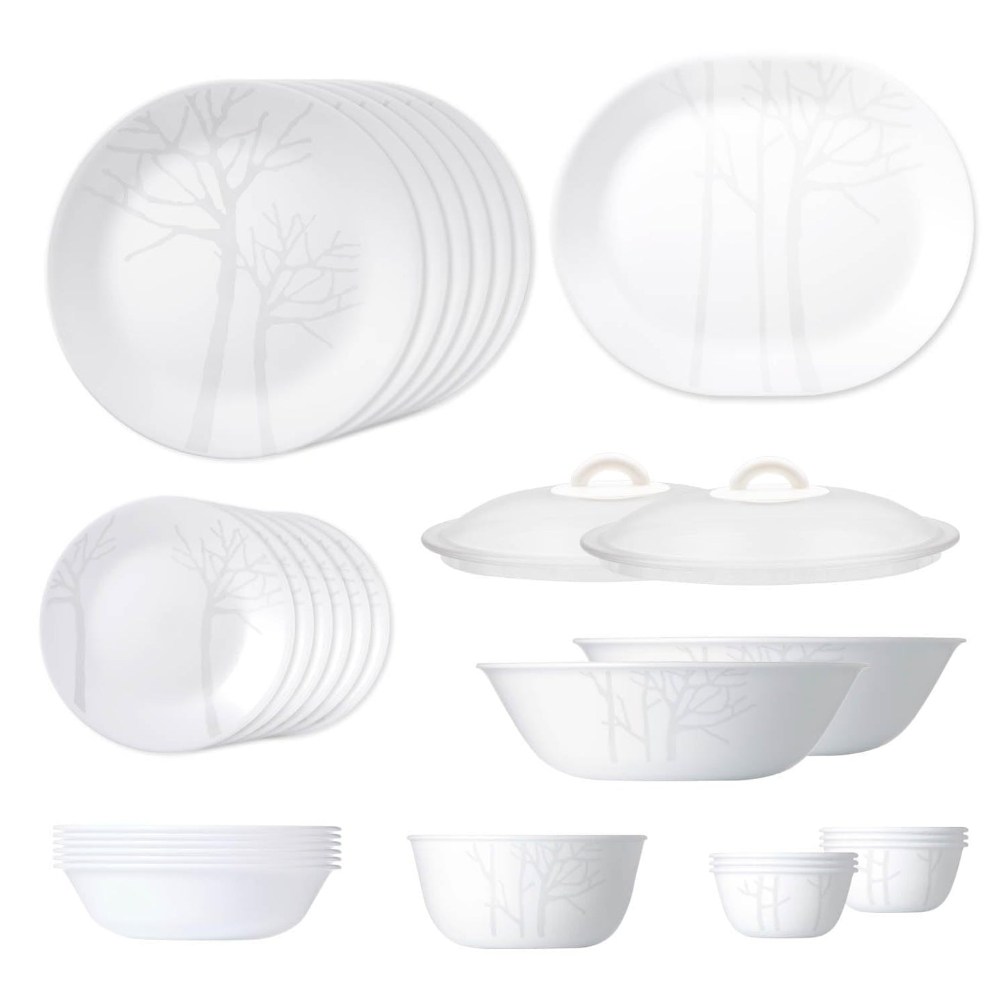 Corelle Asia Collection Gold Series Frost 30 Pcs Dinner Set