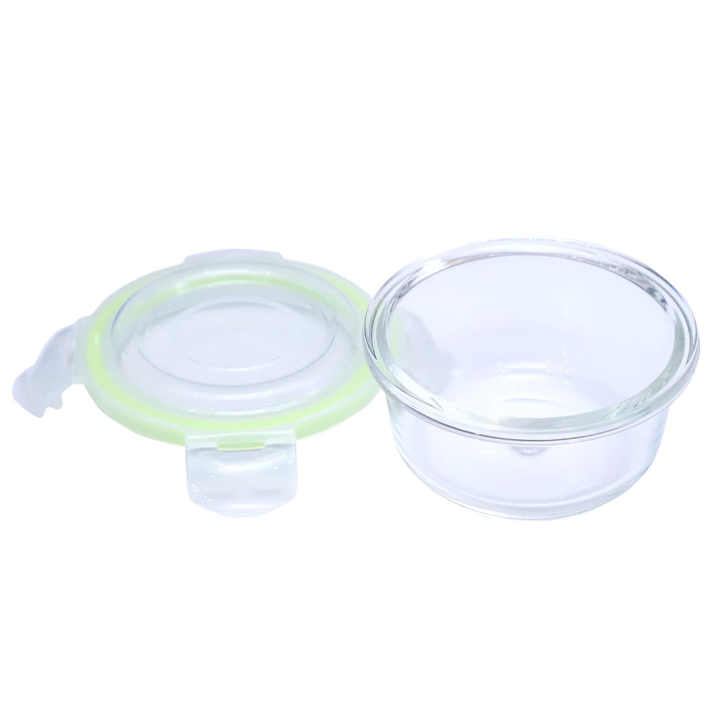 Jaypee Plus Klaro Round 400ML Glass Storange Container Transparent