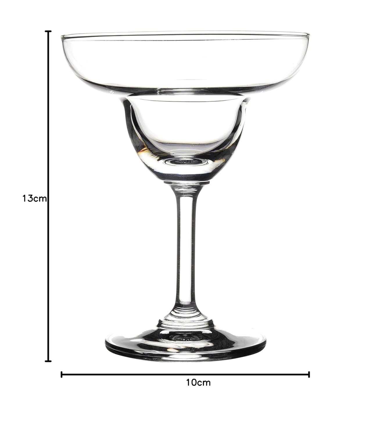 Ocean Classic Margarita Champagne Glass Set of 6 Pcs, 200ml | Elegant Glassware for Champagne, Sparkling Wine, Cocktails | Stylish & Durable Design for House Parties & Celebrations, Easy to Clean.