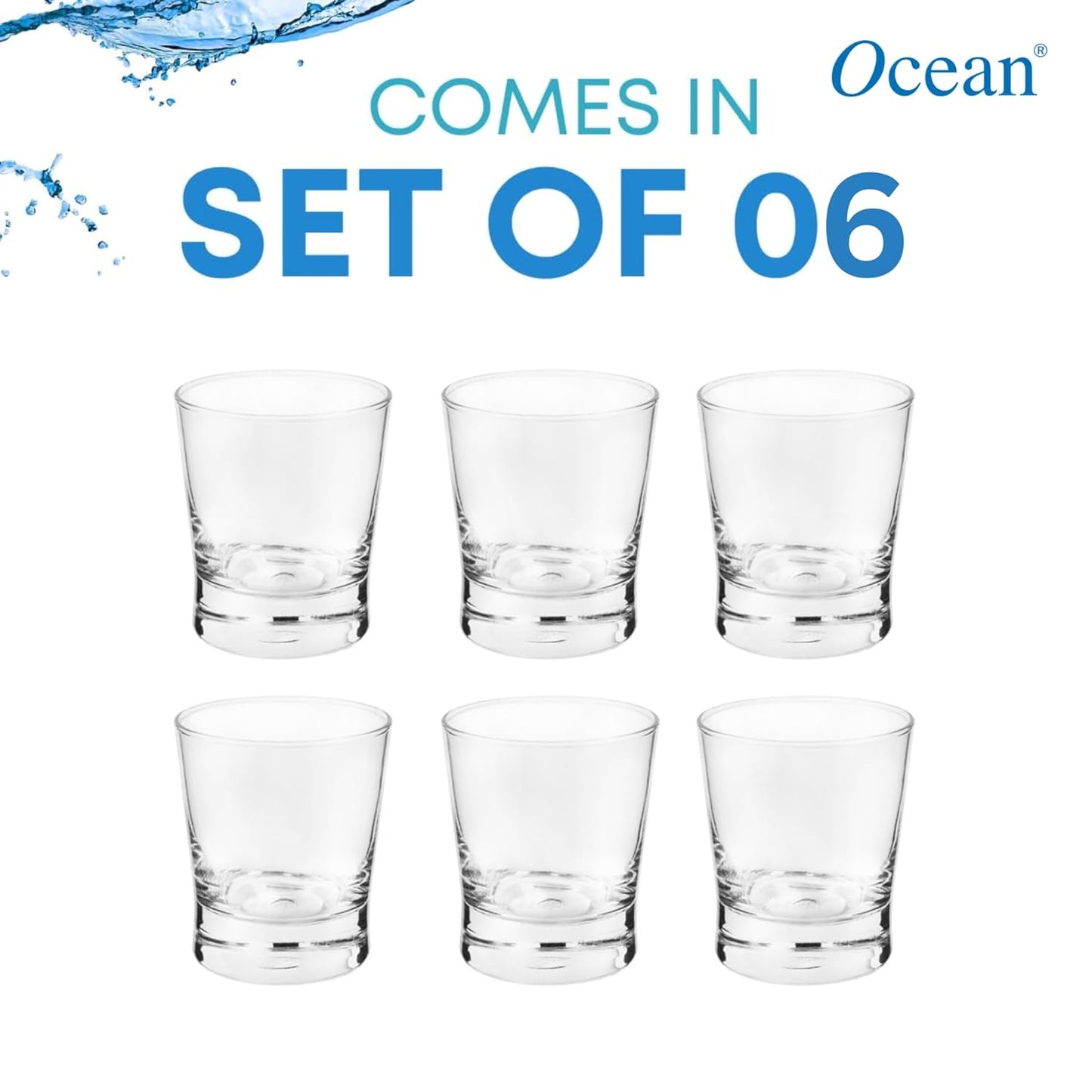 Ocean Ethan Rock 265 Ml  SET OF 6