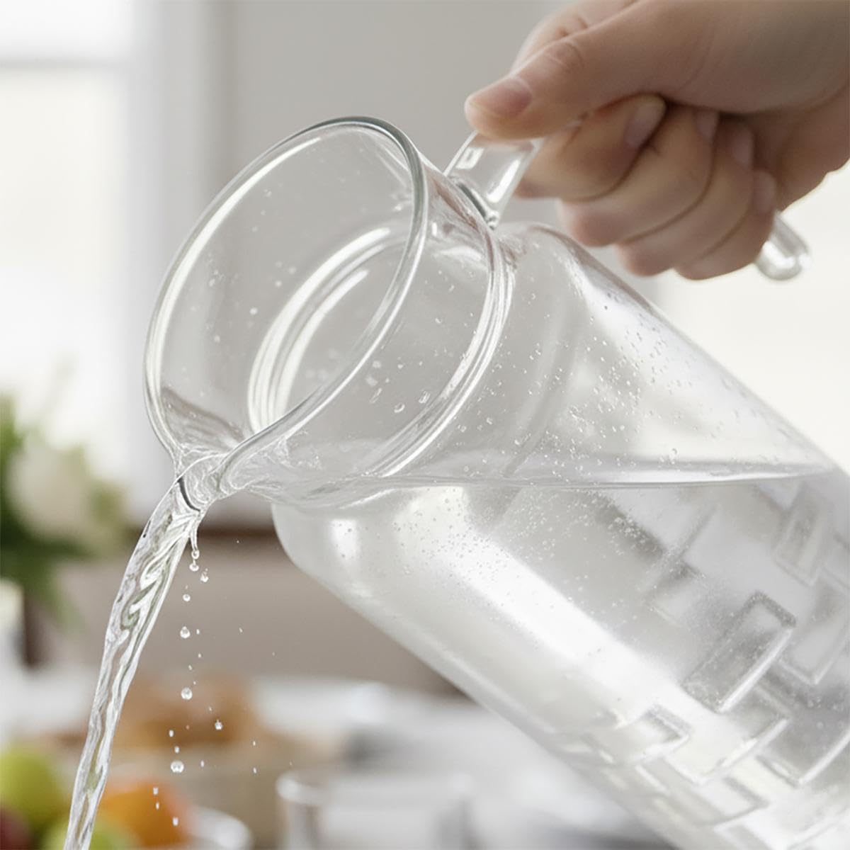 Luminarc Cheqs Fridge jug 1.3 L with LID Transparent