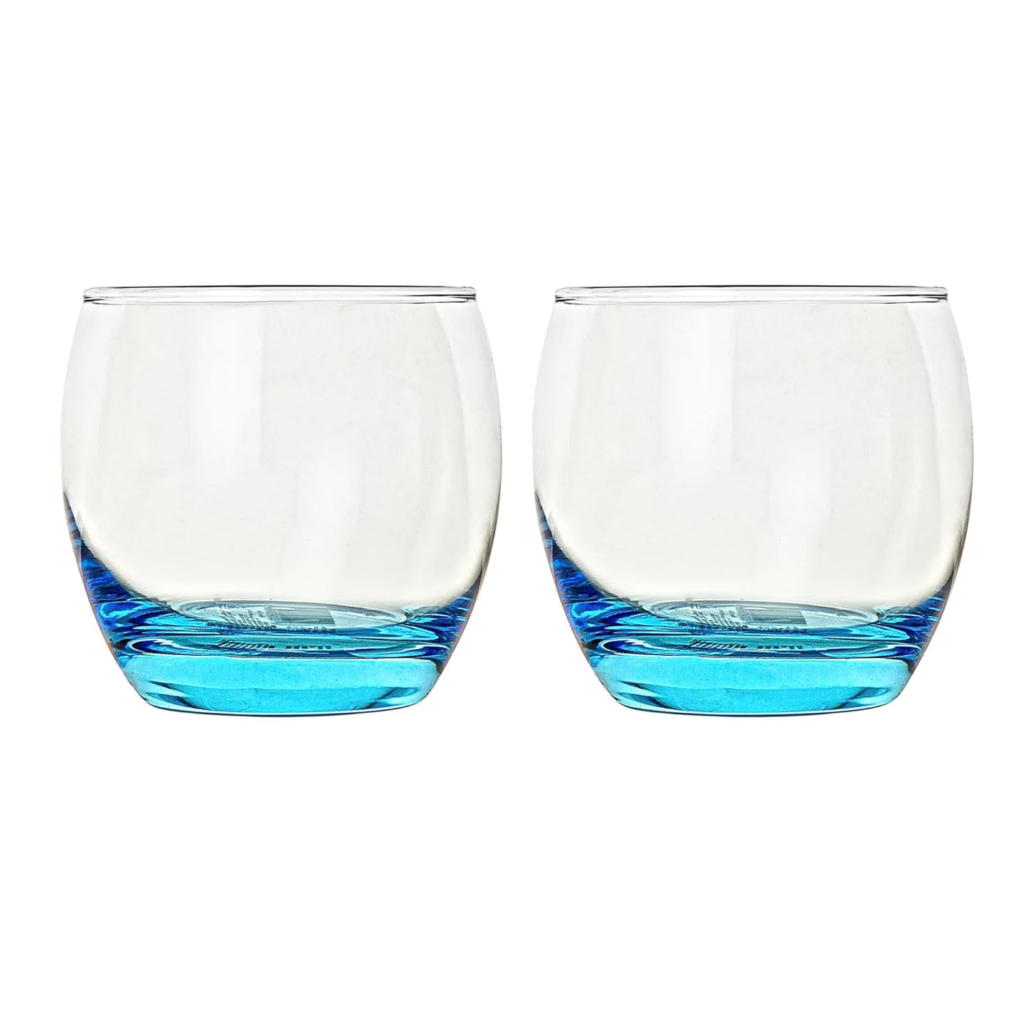 Luminarc Salto Ice Blue  Tumbler  (320 ml, Clear, Pack of 6)