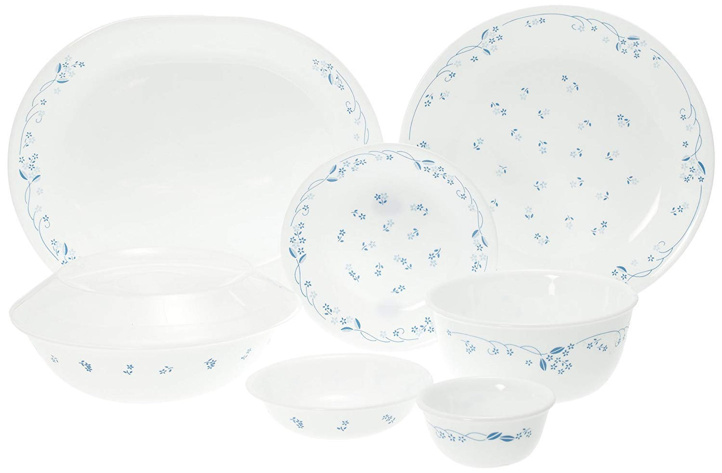 Corelle Provincial Blue Glass 30Pcs Dinner Set
