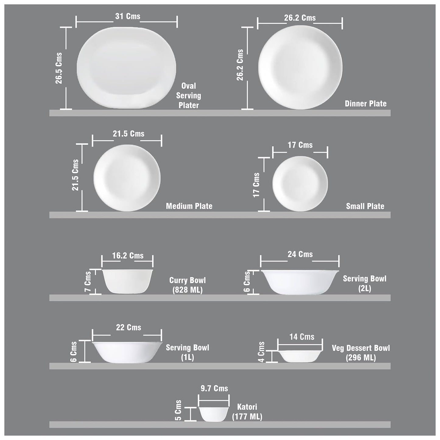Corelle Livingware Modena 30 Pcs Dinner Set