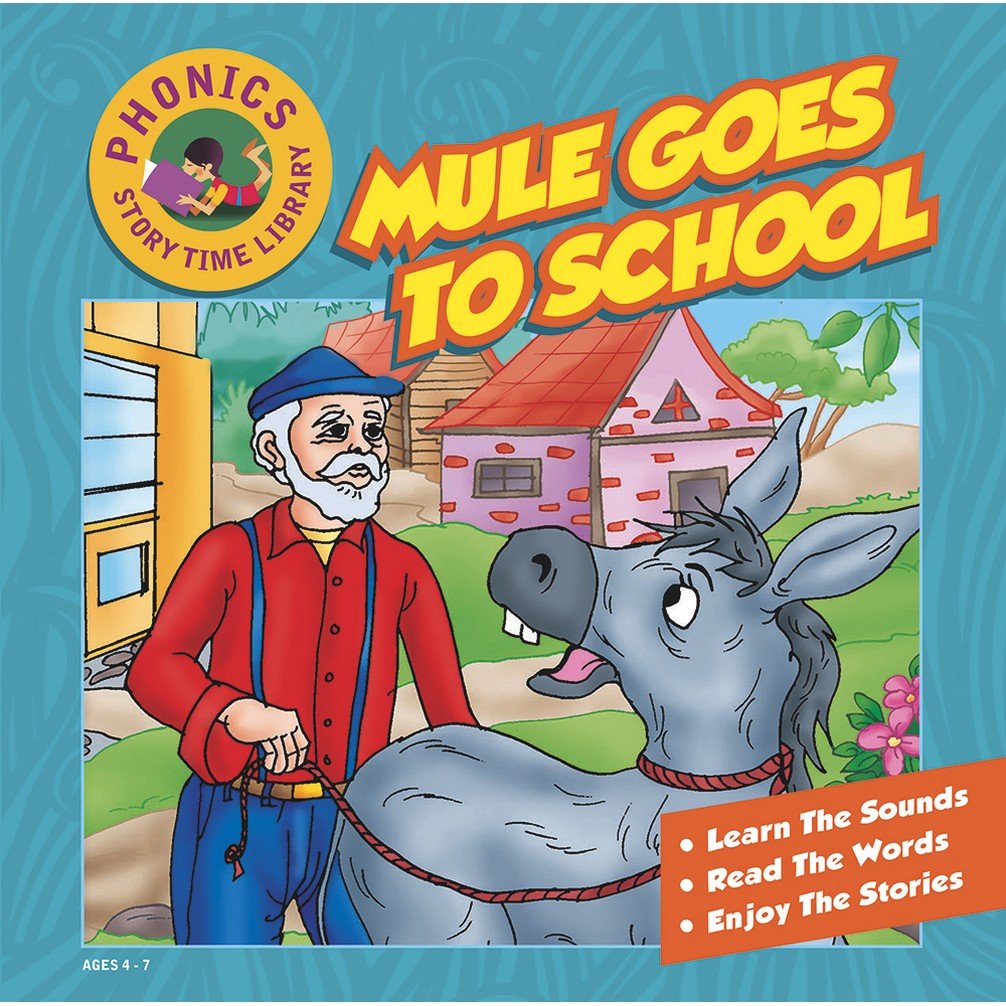 Story Time Library Phonics Mule Goes To School