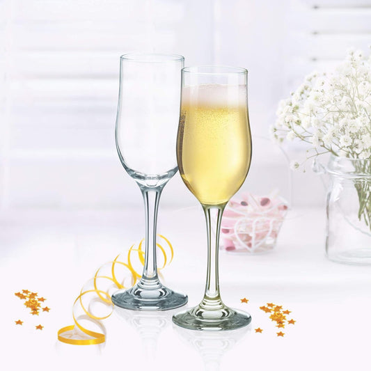Treo by Milton Odyssey Champagne Glass Set of 6, 210 ml