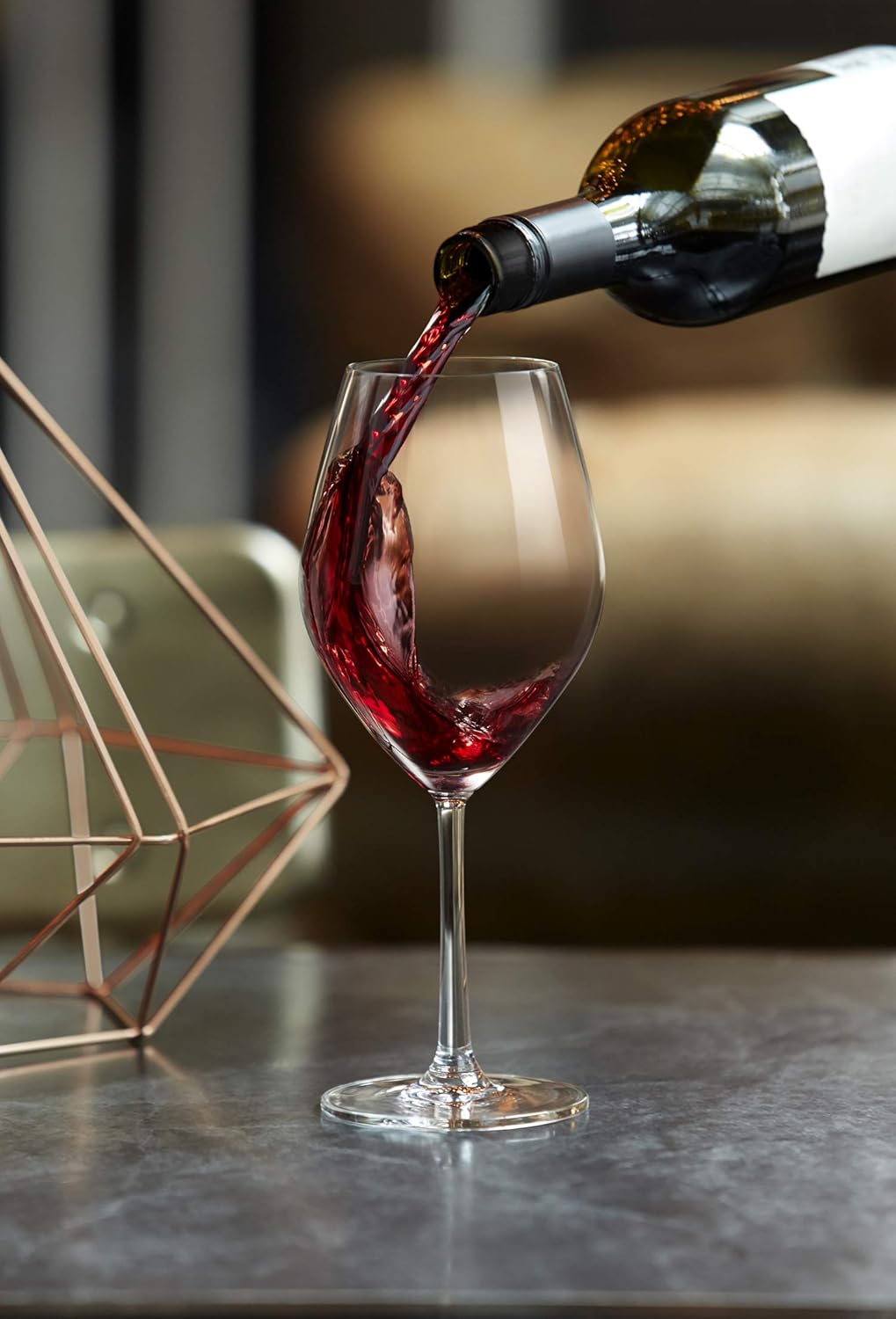 Ocean Sante Red Wine Glass, 14.2 fl oz (420 ml), Set of 2