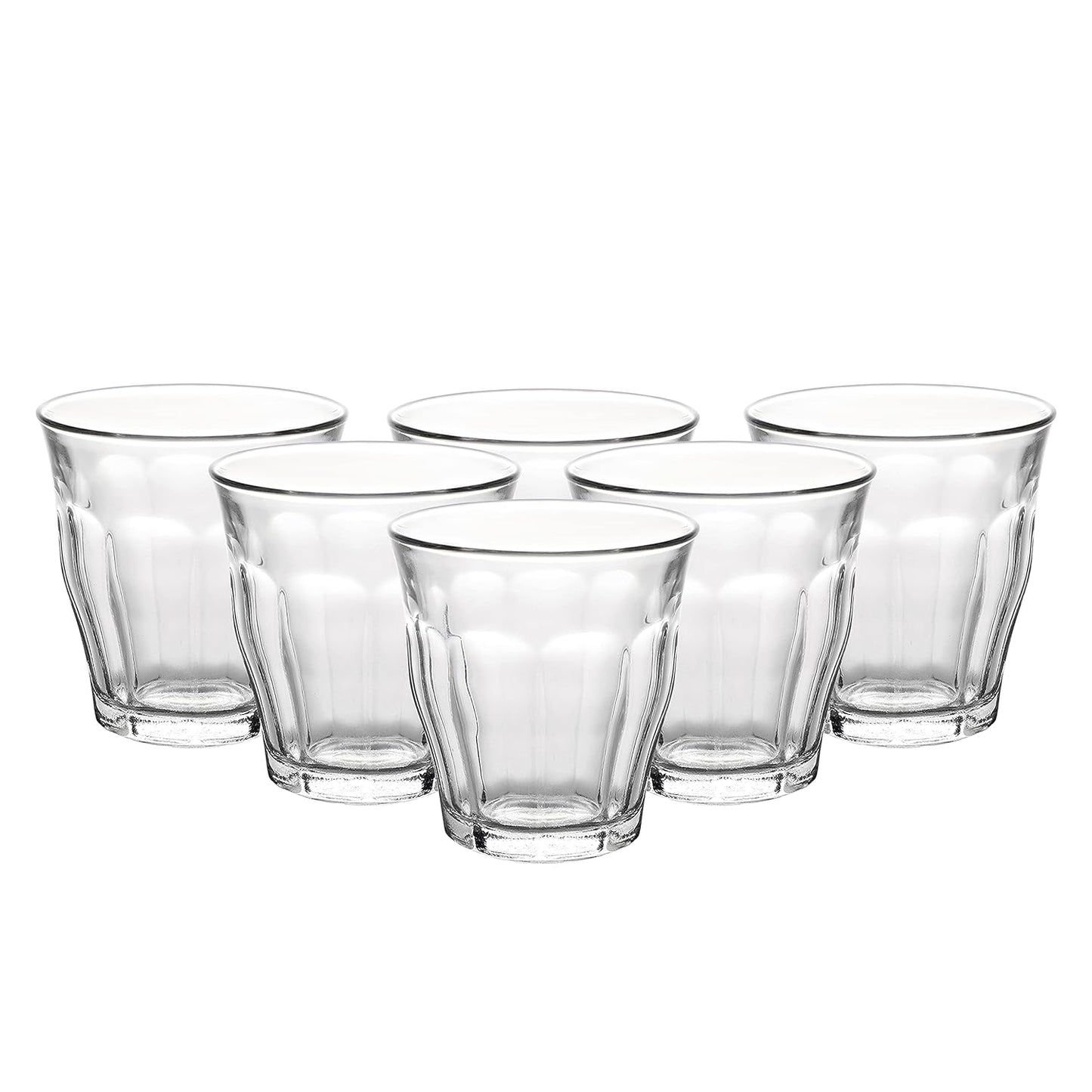 Duralex® Picardie Glass Tumbler 220ML Set of 6 Glasses